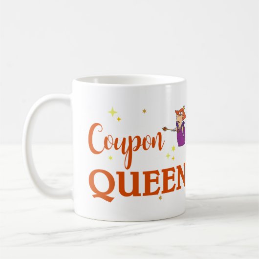 COUPON QUEEN KAFFEETASSE (Links)