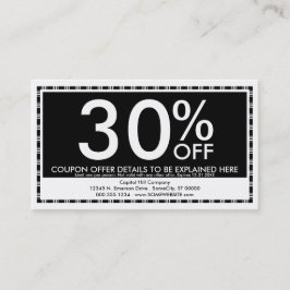 Coupon. Rabattkarte