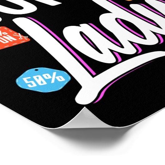 Couponing Couponer Crazy Coupon Lady Poster (Ecke)