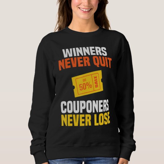 Couponkupon-Lieben Couponing Sweatshirt (Vorderseite)