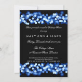 Coupons Polterabend Blue Hollywood Glam Einladung (Vorderseite)