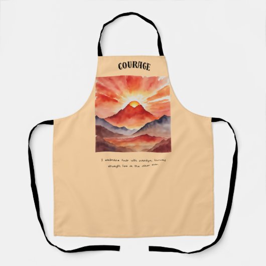 Courage Affirmation Special Schürze (Vorderseite)