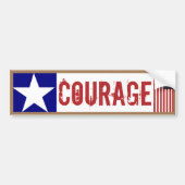 Courage Autoaufkleber (Vorne)