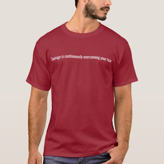 Courage Basic Dark T - Shirt (Vorderseite)