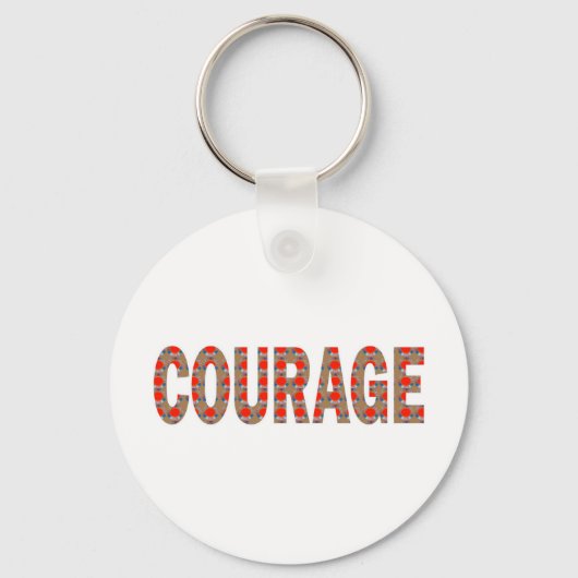 COURAGE: Brave Leader Champion LOWPRICES GIFT Schlüsselanhänger (Vorderseite)
