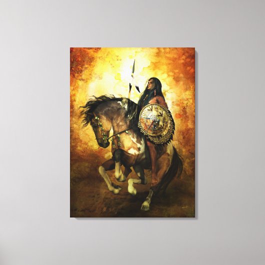 Courage Canvas Print Leinwanddruck (Vorderseite)