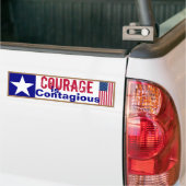 Courage Contagious Autoaufkleber (Auf Lkw)