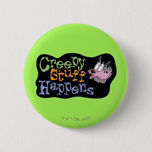 Courage des feigen Hundes | Creepy Stuff Events Button (Vorderseite)