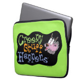 Courage des feigen Hundes | Creepy Stuff Events Laptopschutzhülle (Vorderseite Links)