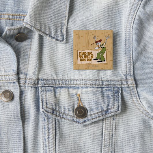 Courage des feigen Hundes | Du lässt mich schlecht Button (Beispiel)