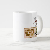 Courage des feigen Hundes | Du lässt mich schlecht Jumbo-Tasse (Vorderseite Rechts)