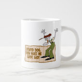 Courage des feigen Hundes | Du lässt mich schlecht Jumbo-Tasse (Rechts)