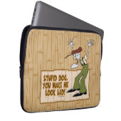 Courage des feigen Hundes | Du lässt mich schlecht Laptopschutzhülle (Vorne Rechts)