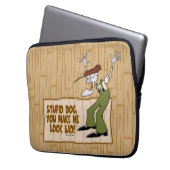 Courage des feigen Hundes | Du lässt mich schlecht Laptopschutzhülle (Vorderseite Links)