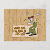 Courage des feigen Hundes | Du lässt mich schlecht Postkarte (Vorderseite)