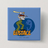 Courage des feigen Hundes | Eustace Graphic Button (Vorderseite)