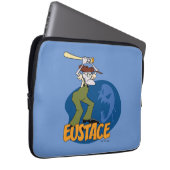 Courage des feigen Hundes | Eustace Graphic Laptopschutzhülle (Vorne Rechts)