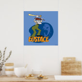 Courage des feigen Hundes | Eustace Graphic Poster (Küche)