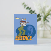 Courage des feigen Hundes | Eustace Graphic Postkarte (Stehend Vorderseite)