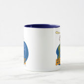 Courage des feigen Hundes | Eustace Graphic Tasse (Zentrum)