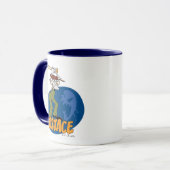 Courage des feigen Hundes | Eustace Graphic Tasse (Vorderseite Links)