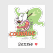 Courage des feigen Hundes | Ghost Graphic Aufkleber (Blatt)