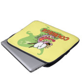 Courage des feigen Hundes | Ghost Graphic Laptopschutzhülle (Vorne Knopf)