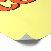 Courage des feigen Hundes | Ghost Graphic Poster (Ecke)