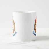 Courage des feigen Hundes | Guter Hundehaufen Jumbo-Tasse (Vorderseite)