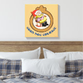 Courage des feigen Hundes | Guter Hundehaufen Leinwanddruck (Insitu (Schlafzimmer))