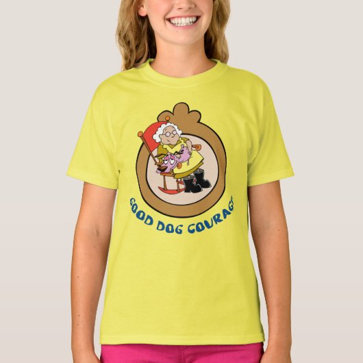 Courage des feigen Hundes | Guter Hundehaufen T-Shirt (Vorderseite)