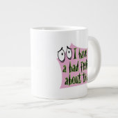 Courage des feigen Hundes | Ich habe ein schlechte Jumbo-Tasse (Vorderseite Rechts)