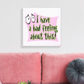 Courage des feigen Hundes | Ich habe ein schlechte Leinwanddruck (Insitu (Wohnzimmer))