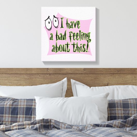 Courage des feigen Hundes | Ich habe ein schlechte Leinwanddruck (Insitu (Schlafzimmer))