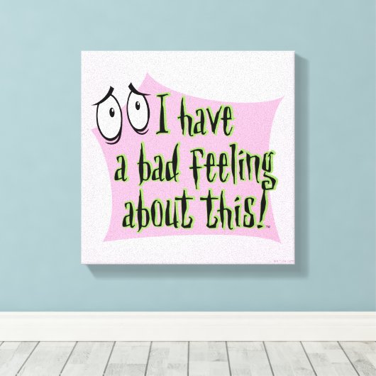 Courage des feigen Hundes | Ich habe ein schlechte Leinwanddruck (Insitu (Holzboden))