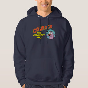 Courage des feigen Hundes Logo anzeigen Hoodie