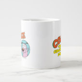 Courage des feigen Hundes | Logo anzeigen Jumbo-Tasse (Vorderseite)