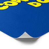 Courage des feigen Hundes | Logo anzeigen Poster (Ecke)