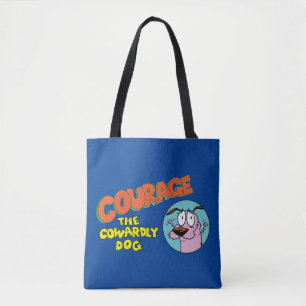 Courage des feigen Hundes Logo anzeigen Tasche