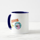Courage des feigen Hundes | Logo anzeigen Tasse (Vorderseite Links)