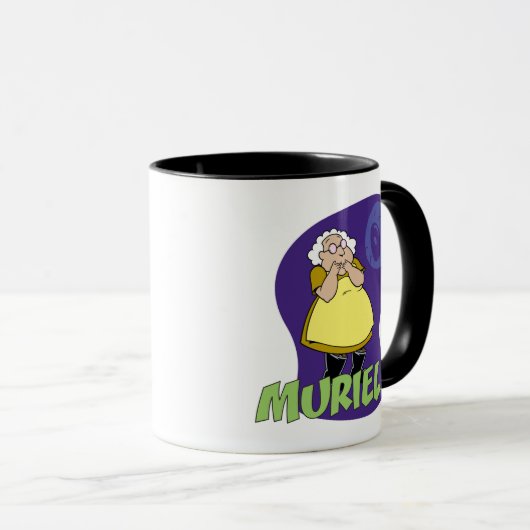 Courage des feigen Hundes | Muriel Graphic Tasse (VorderseiteRechts)