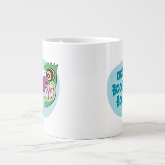 Courage des feigen Hundes | Ooga Booga Booga! Jumbo-Tasse (Vorderseite)