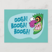 Courage des feigen Hundes | Ooga Booga Booga! Postkarte (Vorderseite)