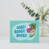 Courage des feigen Hundes | Ooga Booga Booga! Postkarte (Stehend Vorderseite)
