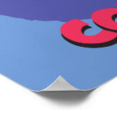 Courage des feigen Hundes | Schattengrafik Poster (Ecke)