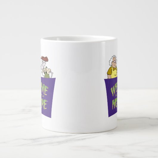Courage des feigen Hundes | Willkommen in Nirgendw Jumbo-Tasse (Vorderseite)