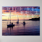 Courage, die Küste Verlassen Poster (Vorne)