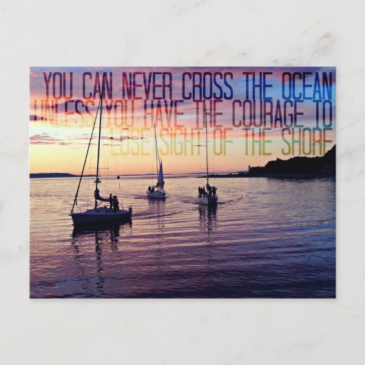 Courage, die Küste Verlassen Postkarte (Vorderseite)
