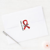 Courage Faith Hope 5 AIDS Runder Aufkleber (Umschlag)