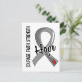 Courage Faith Hope 5 Diabetes Postkarte (Stehend Vorderseite)